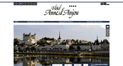 Desktop Screenshot of hotel-anneanjou.com