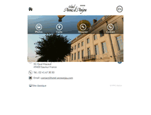 Tablet Screenshot of hotel-anneanjou.com
